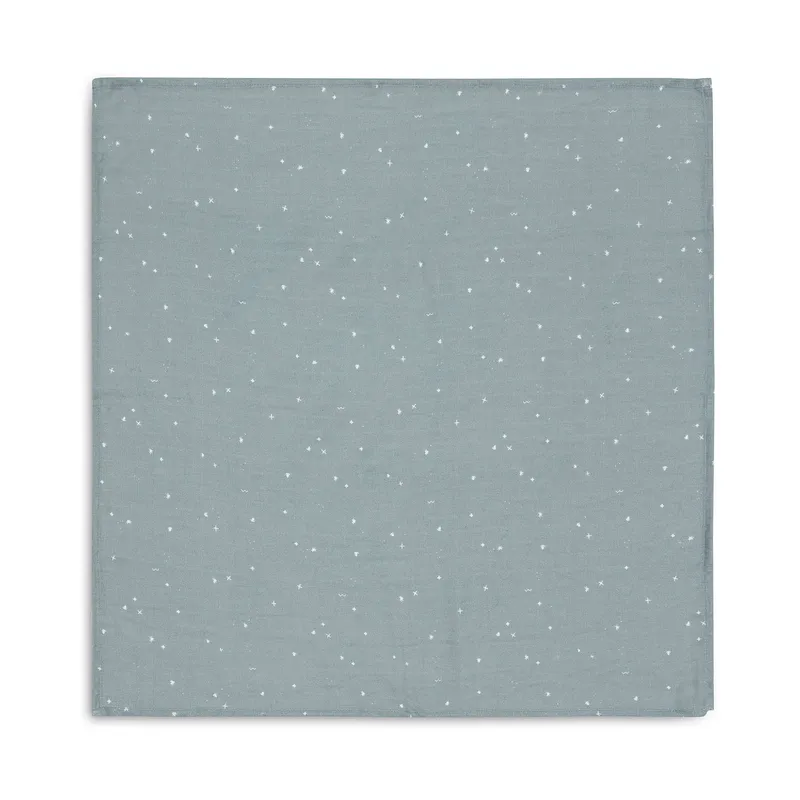 Jollein Twinkling Small Multituch - 3 Pack - 70 x 70 cm - Hydrophil - Sea Green