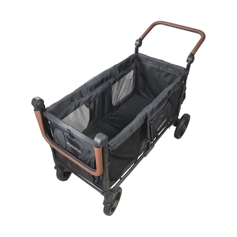 WonderFold W6 Luxe Pro Bollerwagen - Schwarz