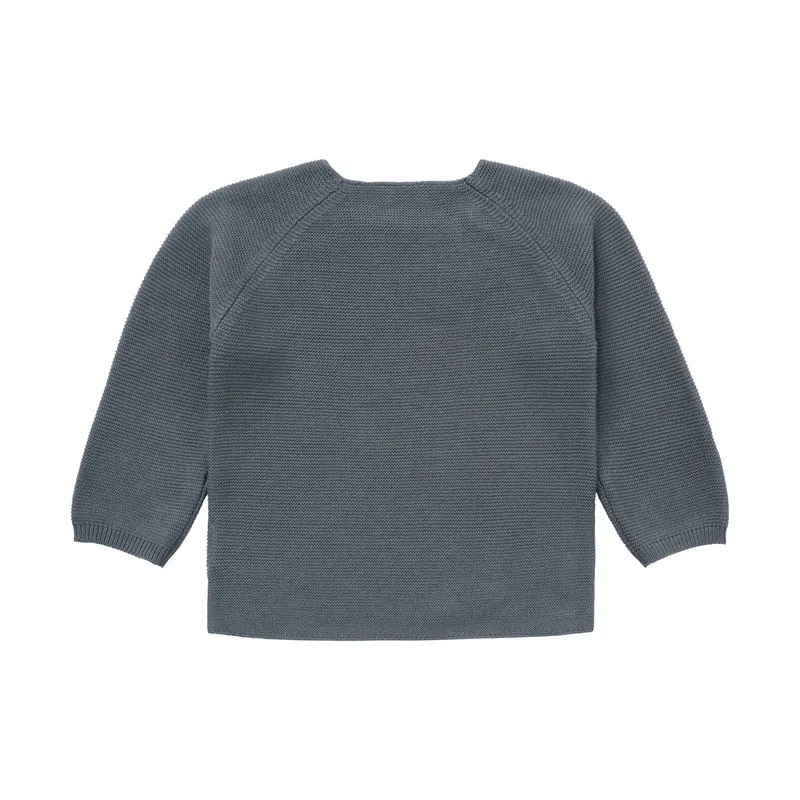 Noppies Pino Strick-Wickeljacke – Größe 56 – Stormy Weather