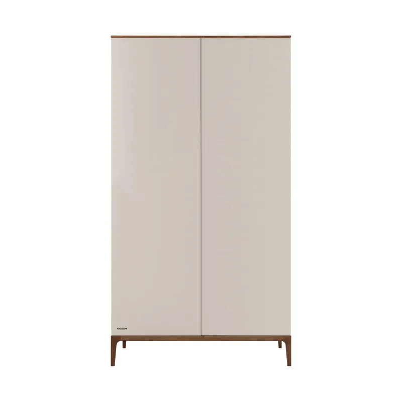Kidsmill Intense Schrank – 2-Türig – Oatmeal / Walnuss