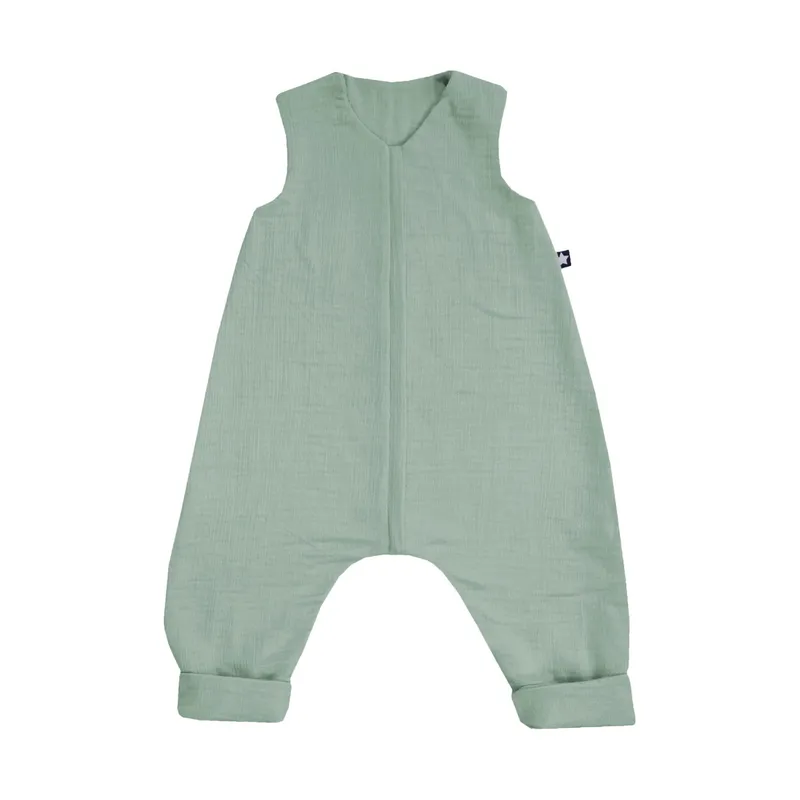 Julius Zöllner Muslin Jumper Schlafoverall - Grün - Größe 92