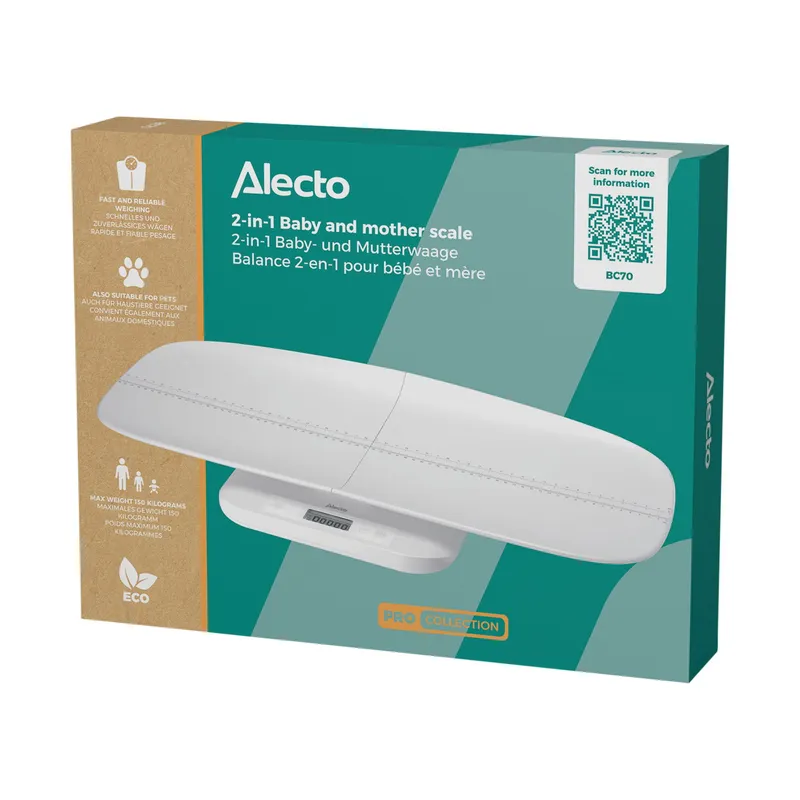 Alecto Babywaage - BC70 - Faltbar