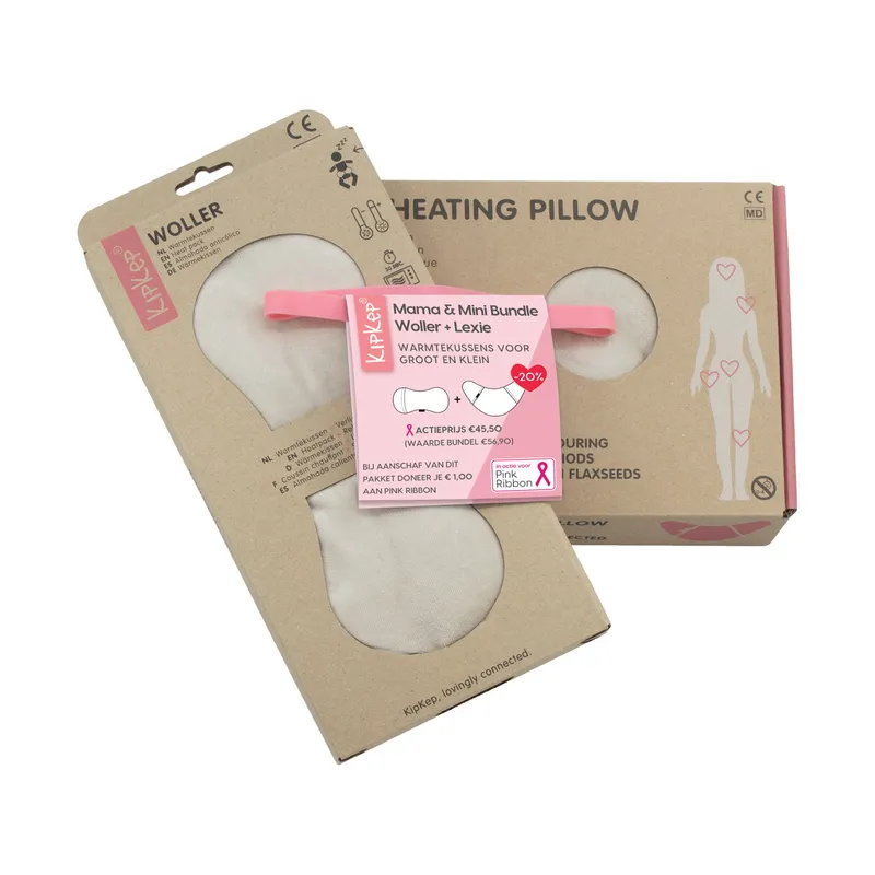 KipKep Wärmekissen-Set – Mama & Mini – Lexie + Woller Regular - Pale Green