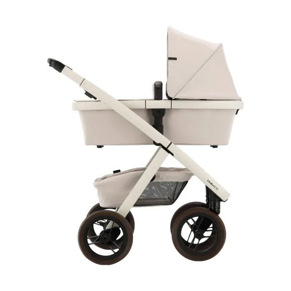 Dubatti Two E2 Kinderwagen Paket - Tofu Gray / Chalk / Brown