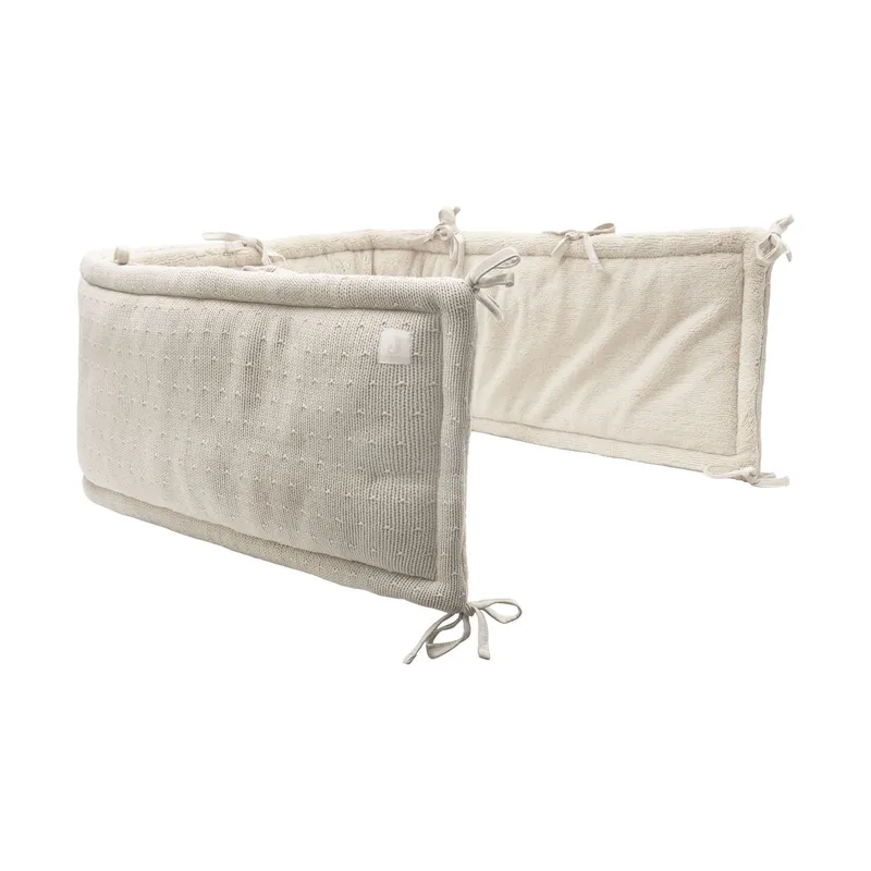 Jollein Sprinkle Knit Laufstallumrandung - 180 x 30 cm - Sand