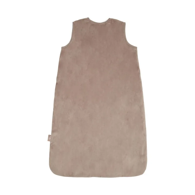 Jollein Baby Schlafsack Ärmellos Samt - Milky Coffee - 110 cm