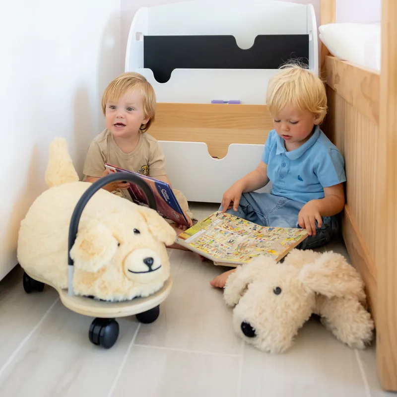 Wheelybug Plüschhund Lauflernwagen