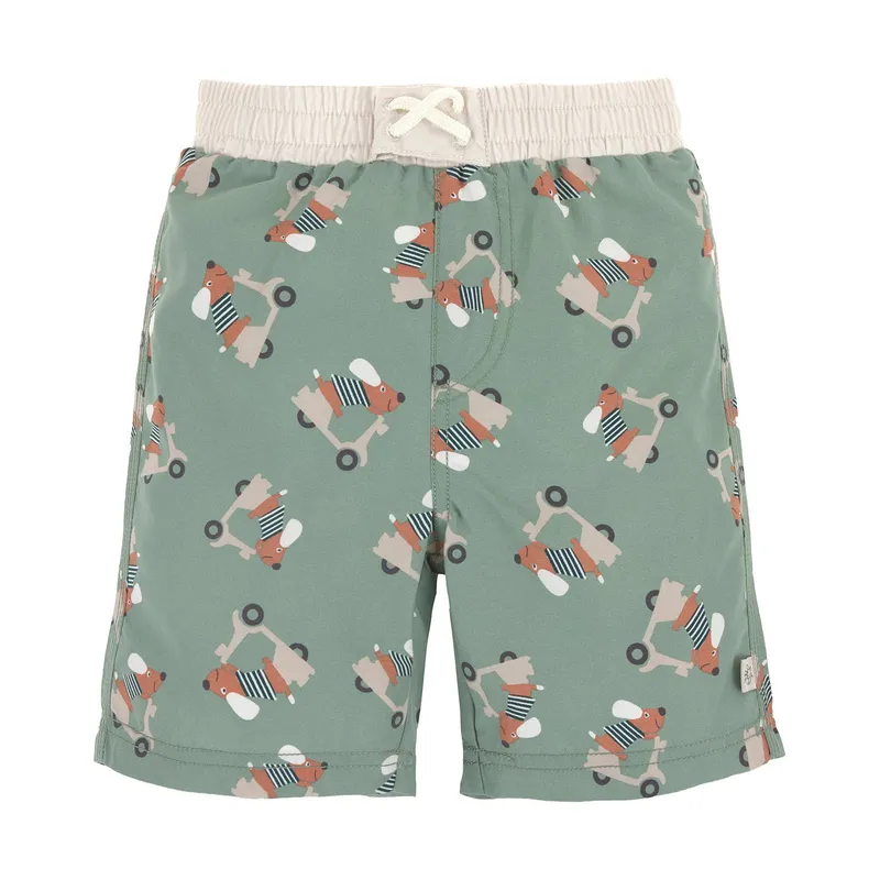 Lässig Badehose - Scooter Dog - Größe 74/80 - Green