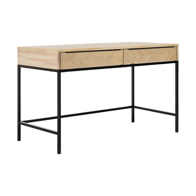 Europe Baby Beau Kinderkamer Naturel Bed - Metaal Onderstel