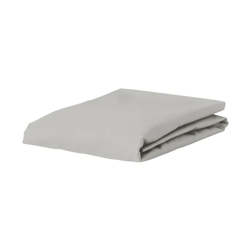 Essenza Home Premium Spannbettlaken - 120 x 200 cm - Percale - Silver