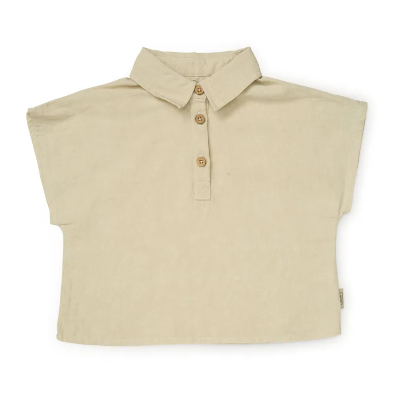 Cam Cam Copenhagen Hemd - Julian - Größe 74 - Beige Linen