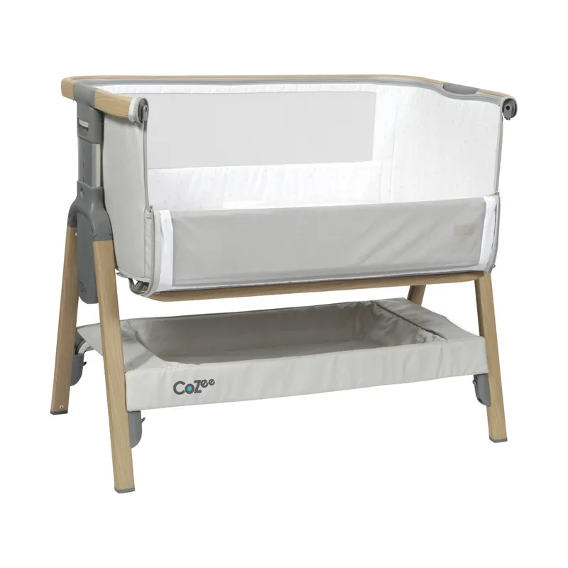 Topmark CoZee Co-Sleeper Oak / Silver