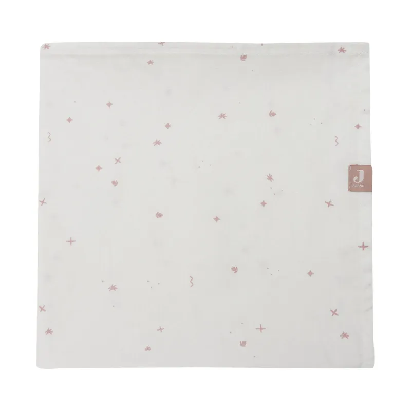 Jollein Twinkling Bettlaken - 120 x 150 cm - Wild Rose
