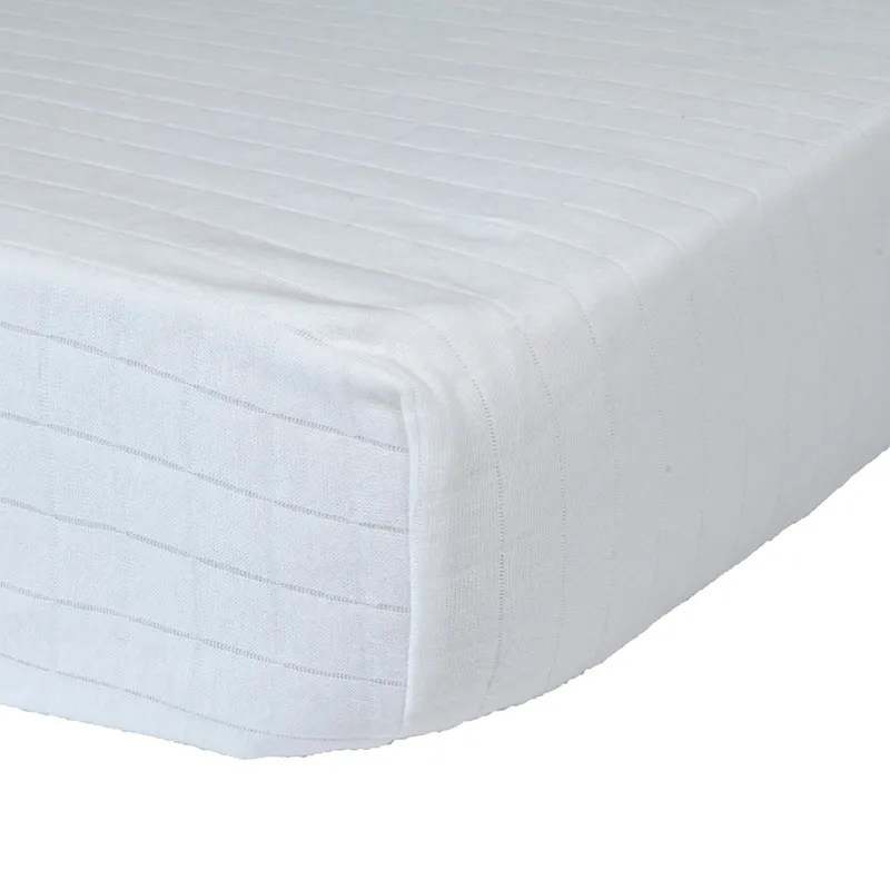 Lodger Slumber Solid Spannbettlaken - 40 x 80 cm - Cloud Dancer