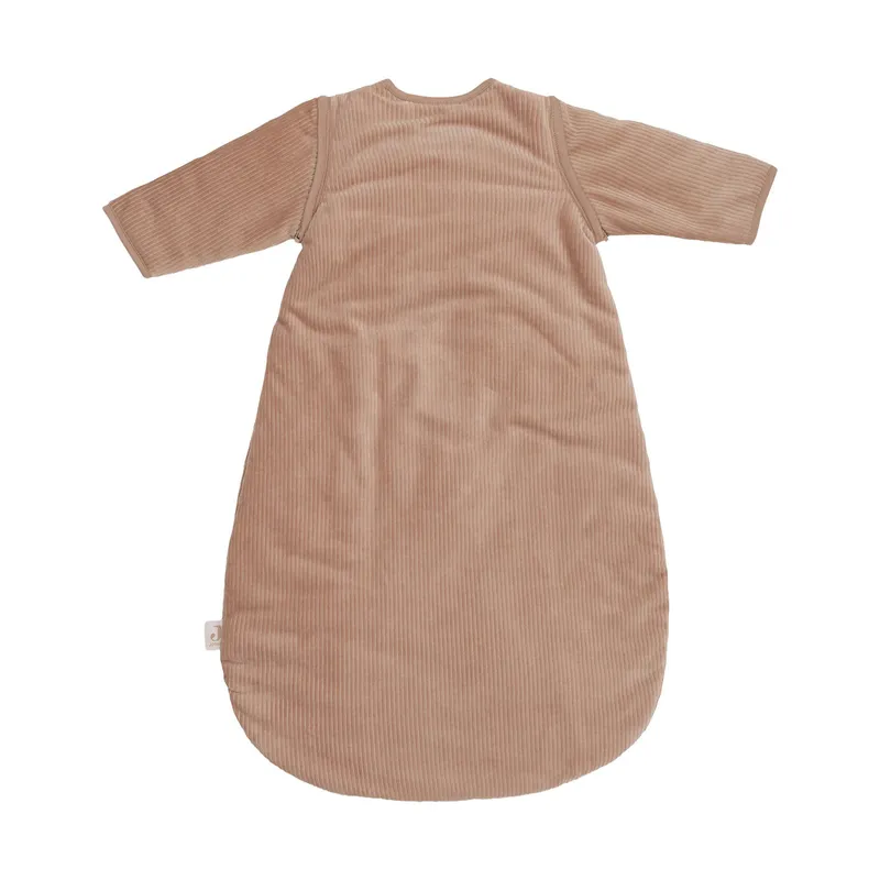 Jollein Schlafsack mit abnehmbaren Ärmeln – Rippstrick – 70 cm – Light Terra