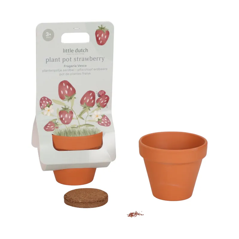 Little Dutch Pflanztopf - Erdbeere