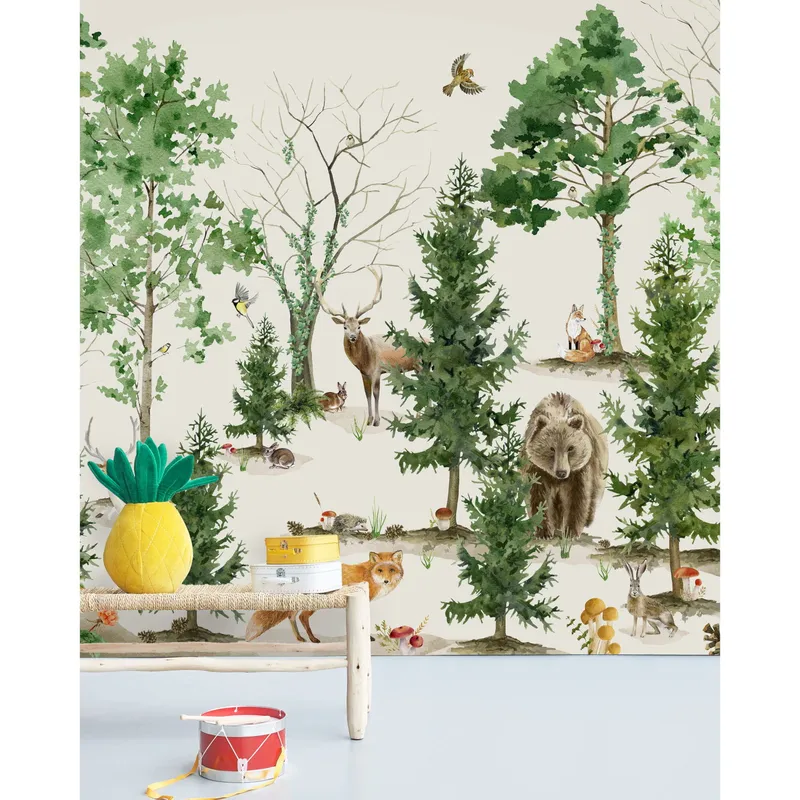 Creative Lab Amsterdam Forest Life Tapete 200 x 280 cm