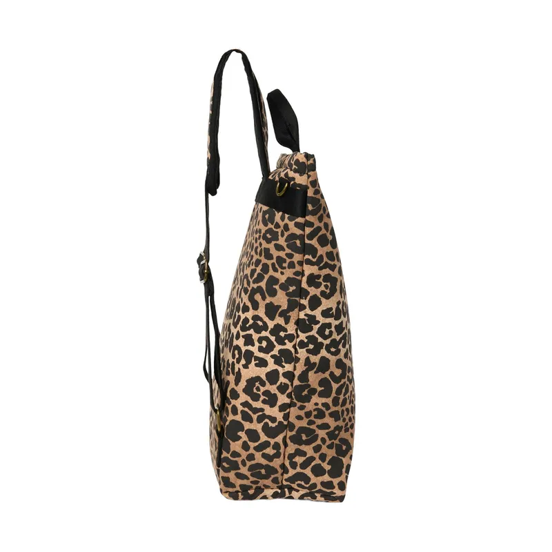Studio Noos Rucksack - Brown Soft Cotton Leopard
