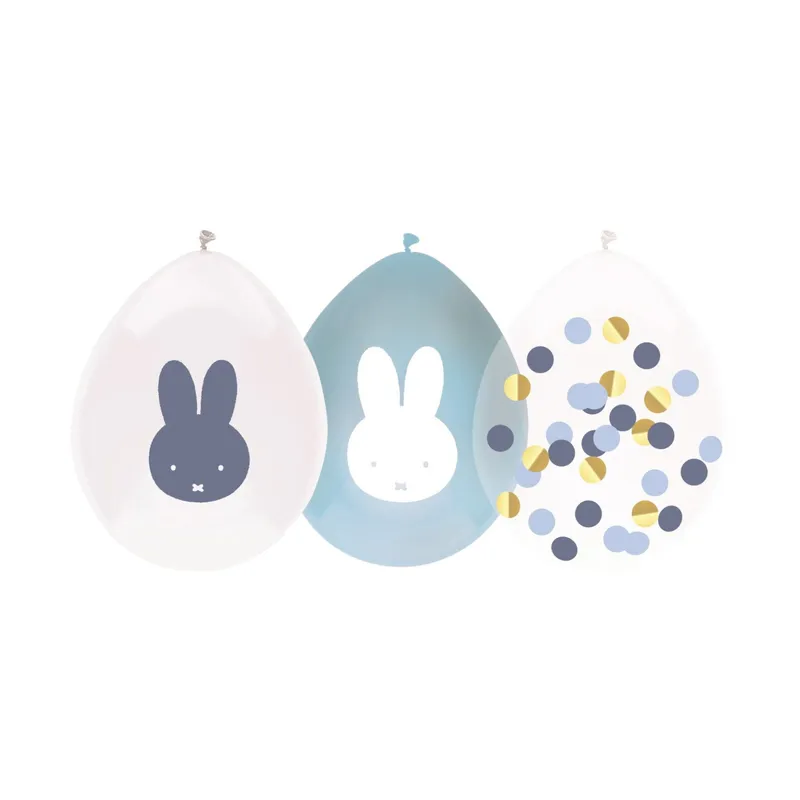 JeP Party Miffy Ballon Gold Junge 5 Stück