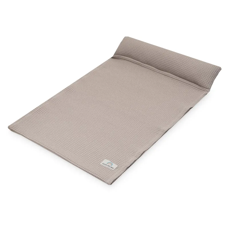 Loop Comfy Wickelauflagenbezug – Waffelpiqué – Nougat – 85 x 75 cm