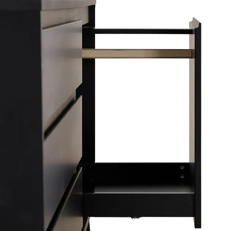 Europe Baby Sterre Kommode XL Schwarz / Eiche