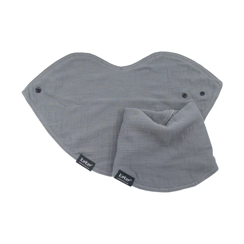 KipKep Kisses4You 3-in-1 Lätzchen XL – Grey