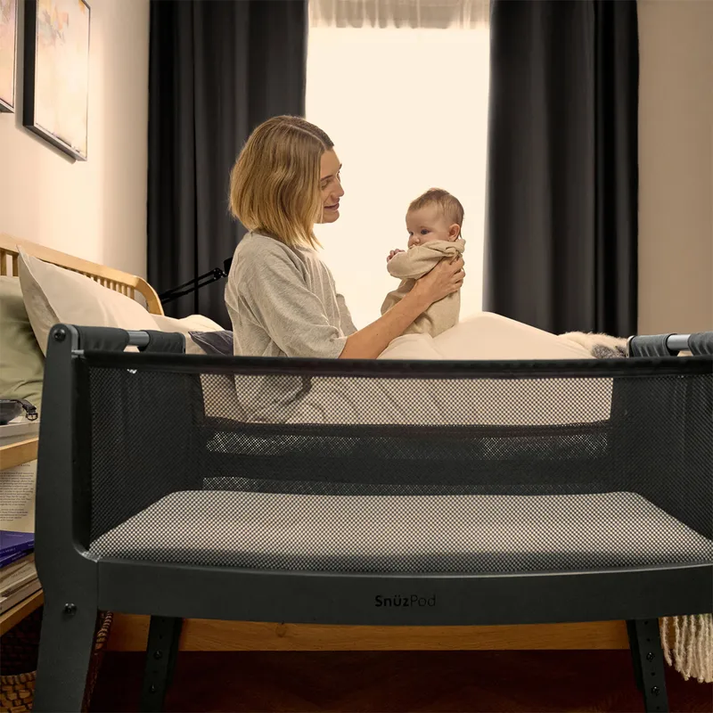 SnuzPod Studio Co-sleeper - Brooklyn Graphite