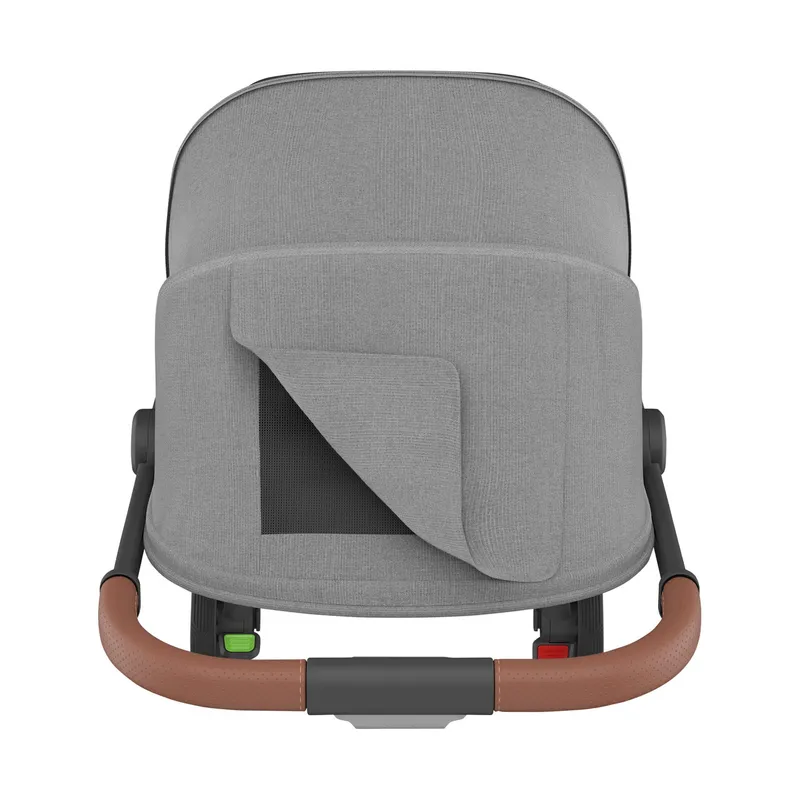 UPPAbaby Buggy - MINU V3 - Greyson Carbon Rahmen Mit Braun Leder