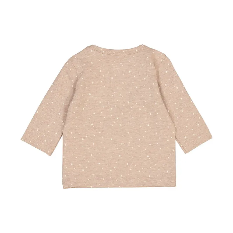 Feetje The Magic is in You Langarmshirt - Größe 50 - Taupe Melange