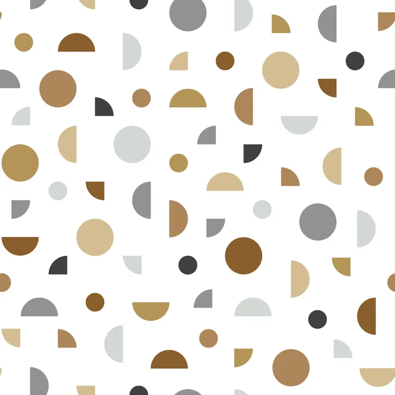 Estahome Graphisches Motiv II – 0,53 x 10,05 m – Weiß / Grau / Beige