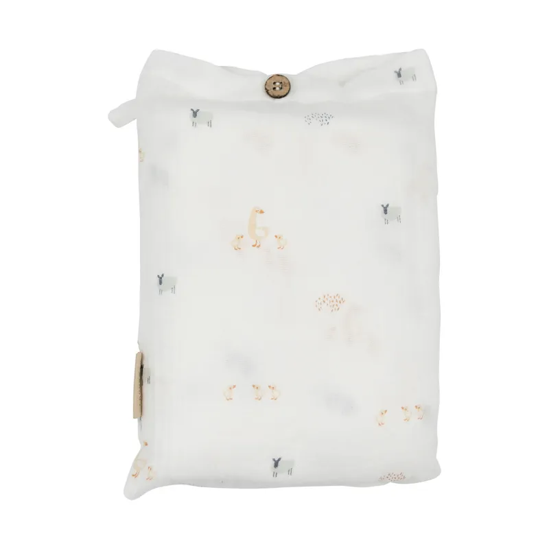 Bamboom Swaddle Muslin - XL - 120 x 120 - Farm Buddies 