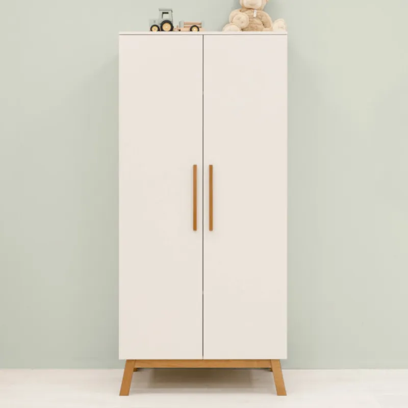 Bopita Kaleo 2-türiger Kleiderschrank - Rose Wood