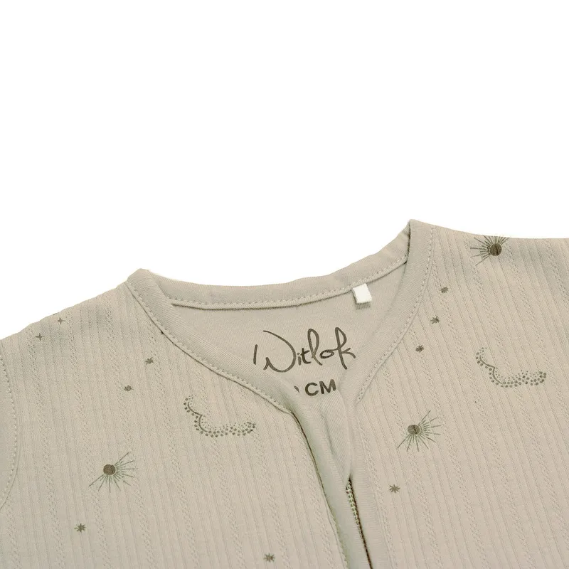 Witlof For Kids Galaxy Dreams Sommerschlafsack – 90 cm – Jersey - Dark Taupe