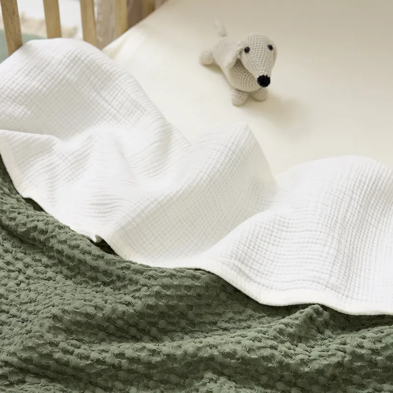 Meyco Baby Babylaken - 75 x 100 cm - Pre-washed Musselin - Natur
