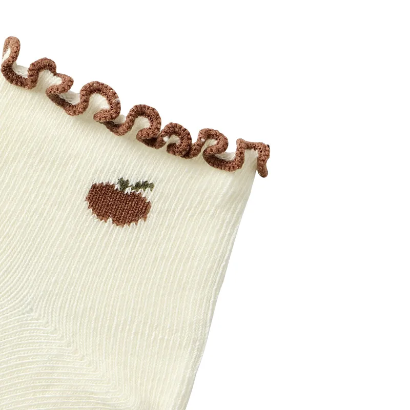 Lil Atelier Apple Socken - Turtledove - Größe 62/68