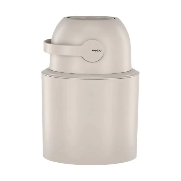 We-Too Teleskop Windeleimer Wide - Oatmeal | Deckel Wide | Windeleimerbeutel XL