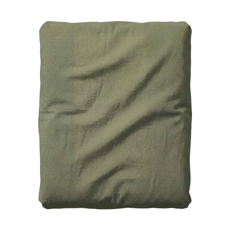 Essenza Home Fine Spannbettlaken – 90/100 x 200/220 cm – Organic Jersey – Moss
