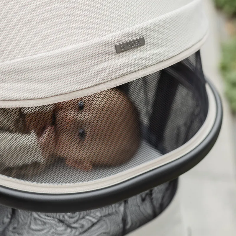 Qute Q-Rider Plus Kinderwagen 4-in-1 | Kidsriver Kindersitz Curve