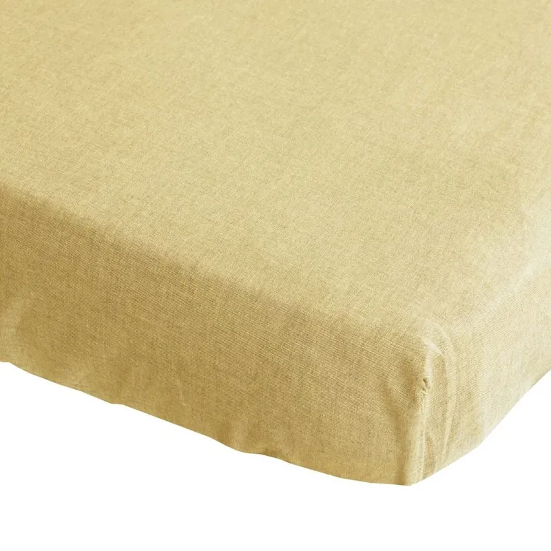 Bink Bedding Bo Spannbettlaken Ocker 40 x 80 cm