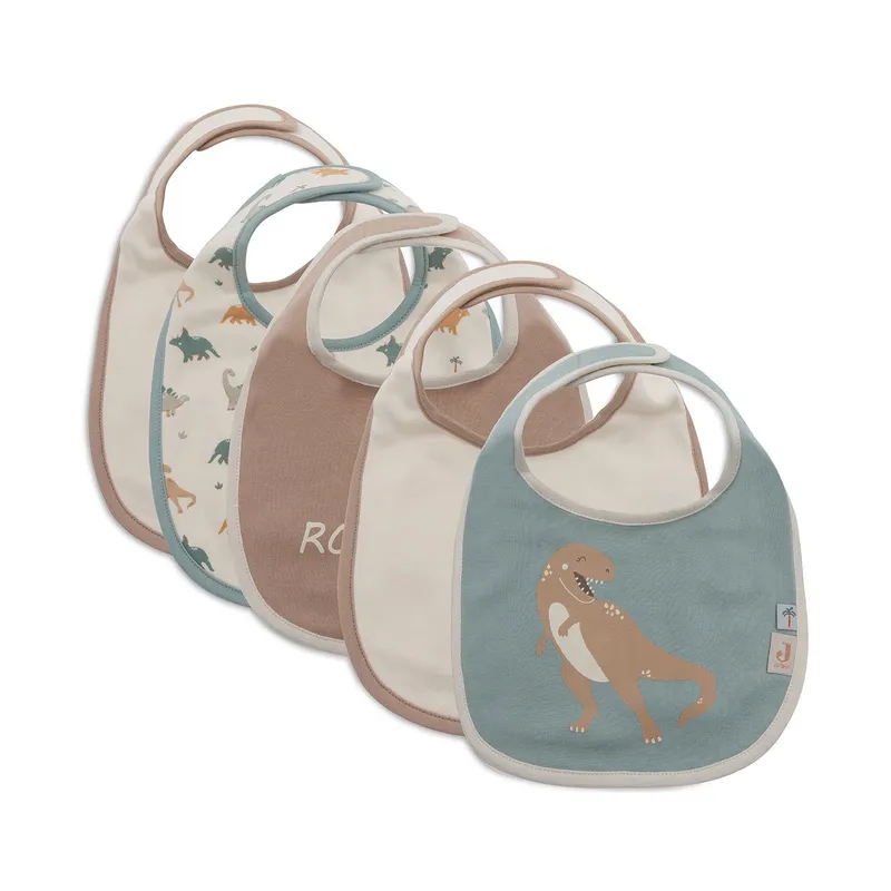 Jollein Roarsome Lätzchen - 5 Pack - Jersey
