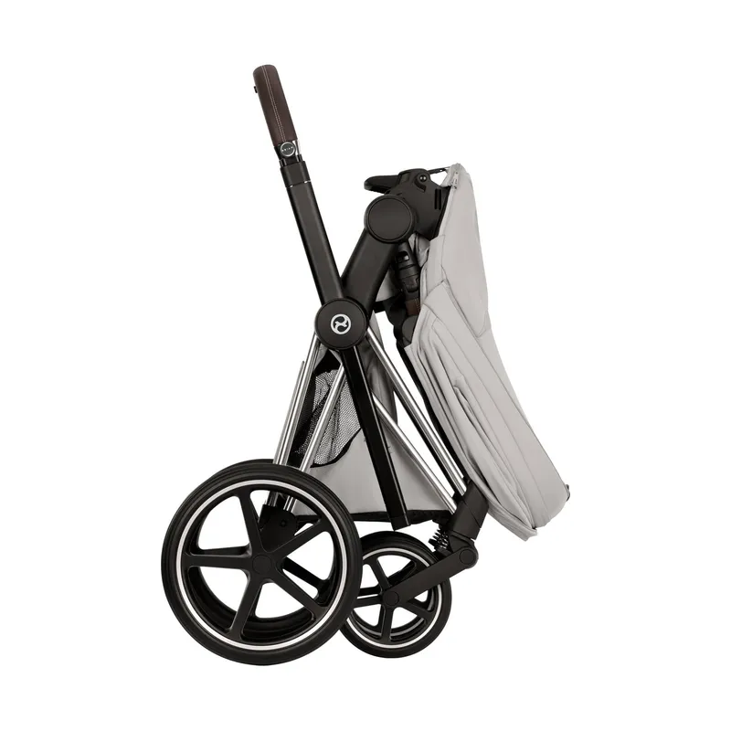 Cybex Priam 5 Style Kinderwagen Bundle – Chrome Brown
