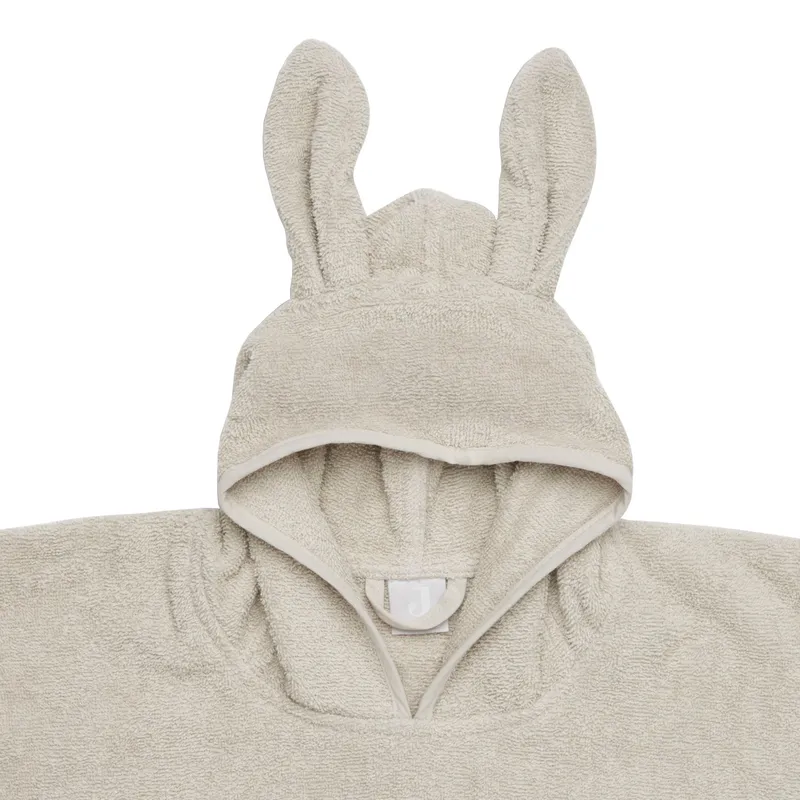 Jollein Badeponcho Ohren - Frottee - Nougat