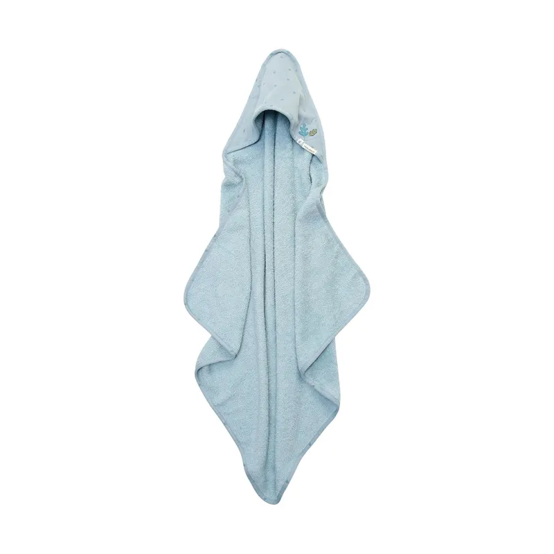 Little Dutch Pure Badecape – 75 x 75 cm – Denim Blue