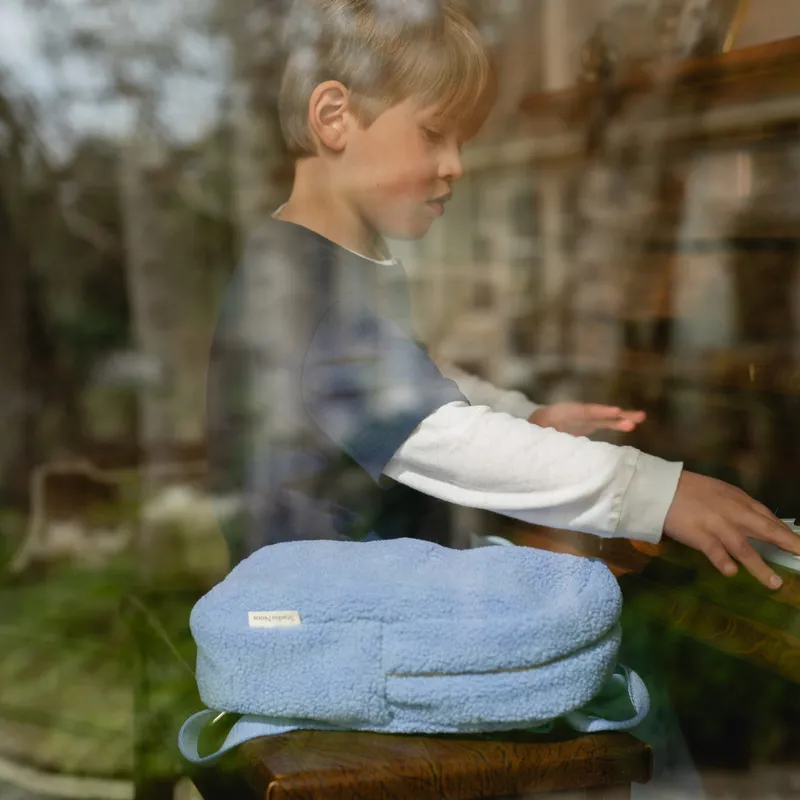 Studio Noos Rucksack - Teddy - Mini - Hellblau