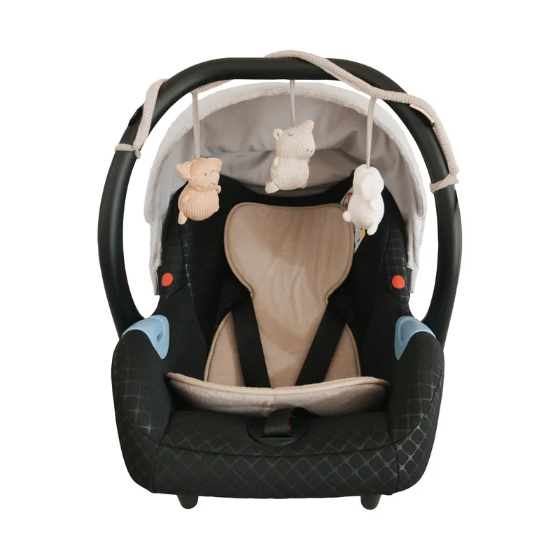 Bamboom Kinderwagenkette Animal Friends - Sand