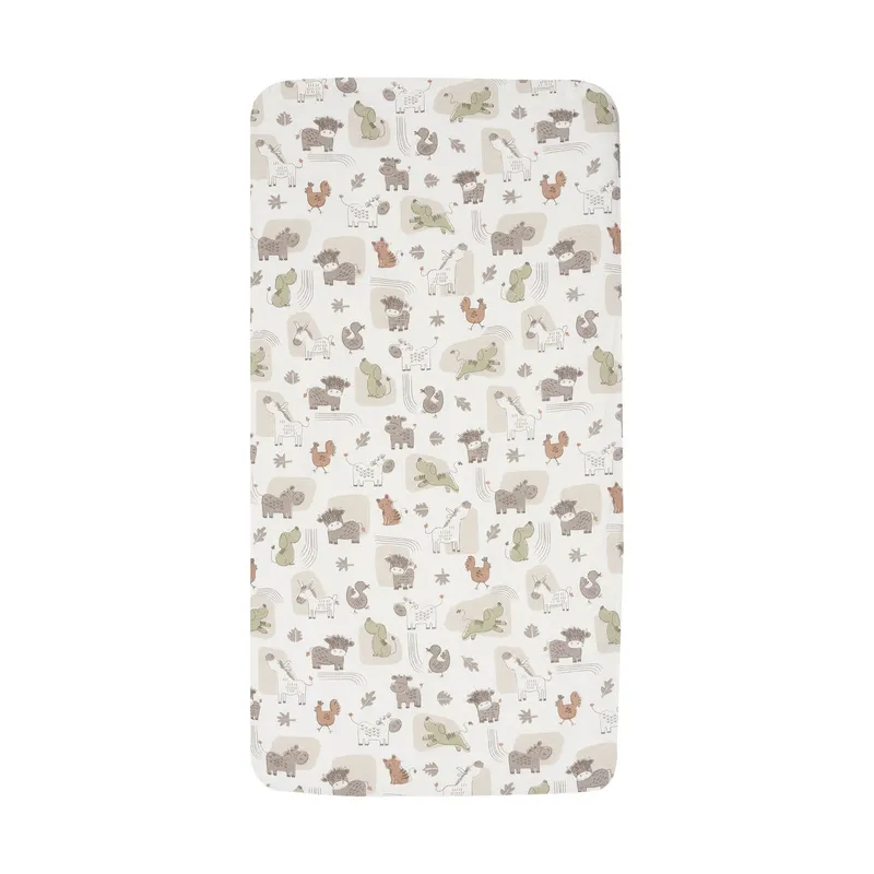 Jollein Spannbettlaken - 60x120 cm - Jersey - Barn Buddies