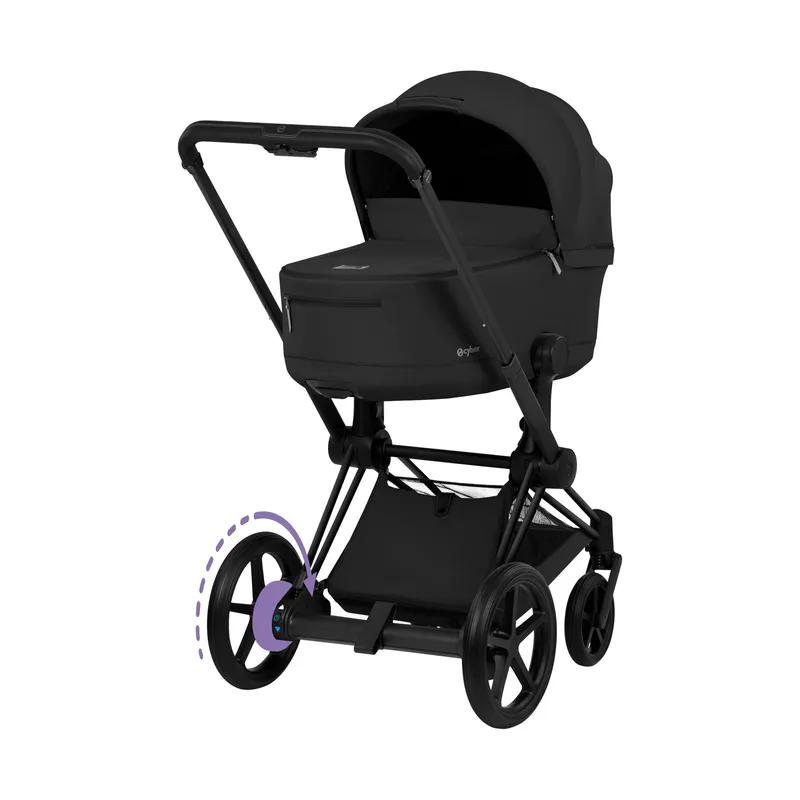 Cybex ePriam 5 Comfort Kinderwagen 2-in-1 - Black / Sepia Black