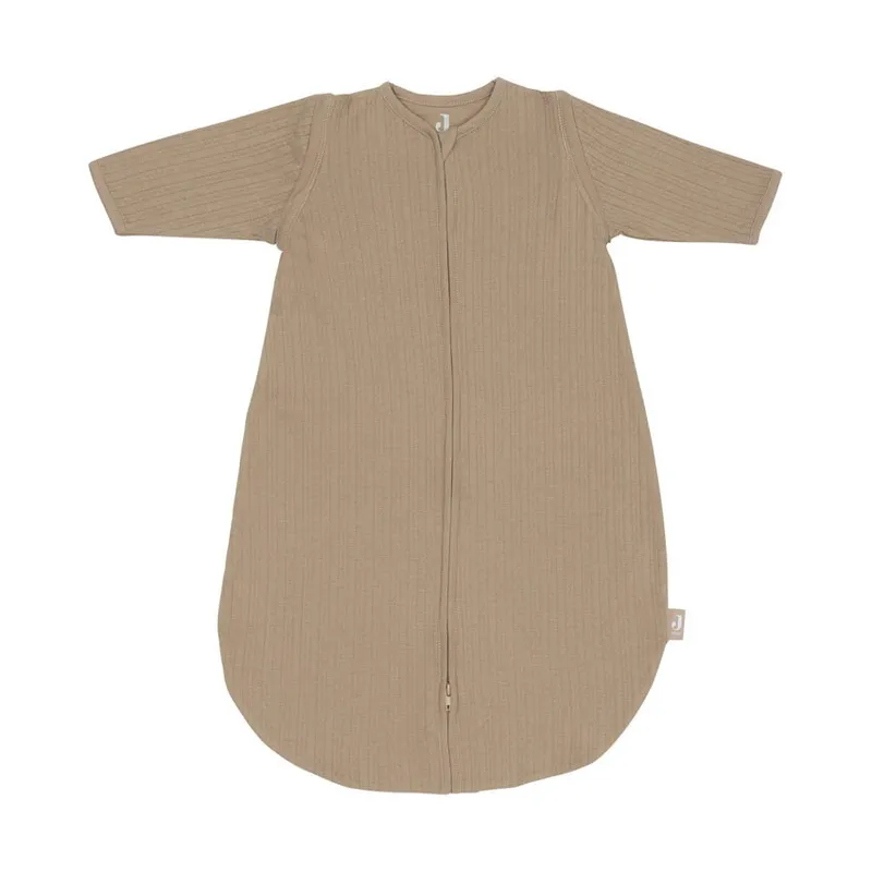 Jollein Sommerschlafsack mit abnehmbarem Ärmel - 90 cm - Ajour Biscuit