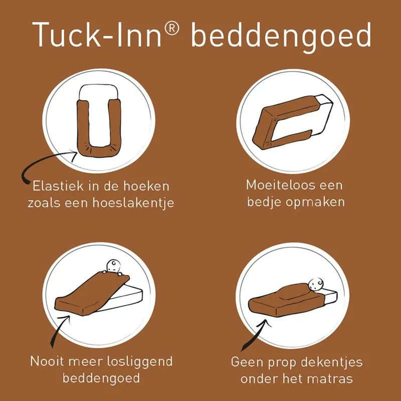 Witlof For Kids Tuck-Inn Ombre Bettdecke Hazel Brown