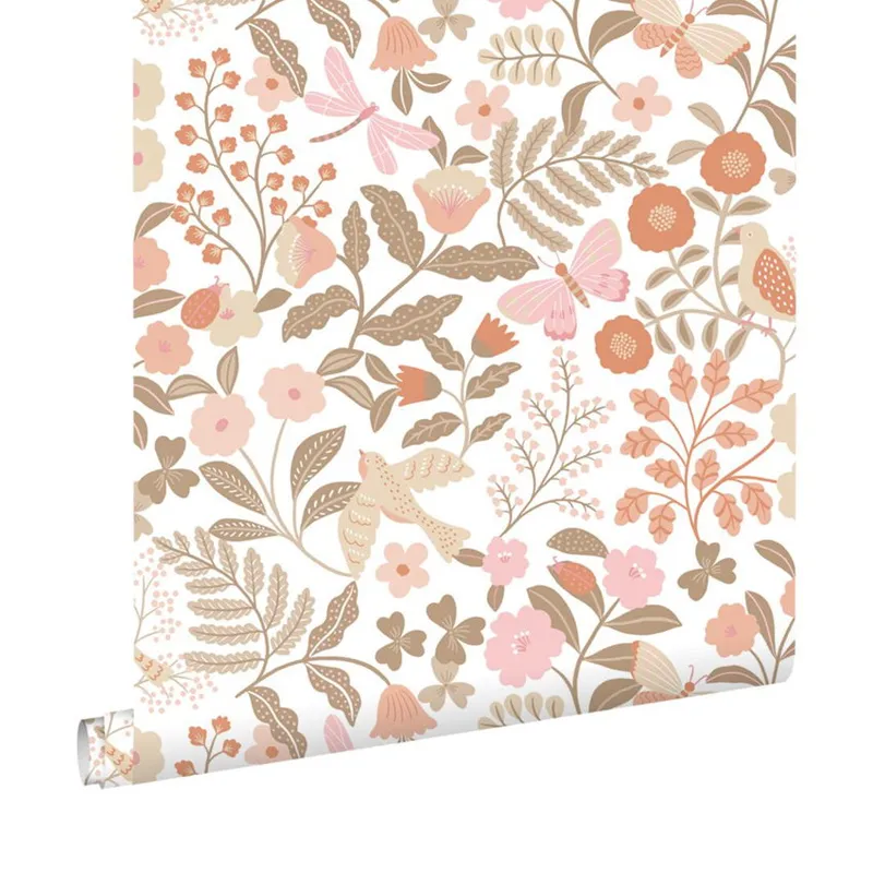 Esta Home Pom Pom Pie Tapete – Blumen und Vögel